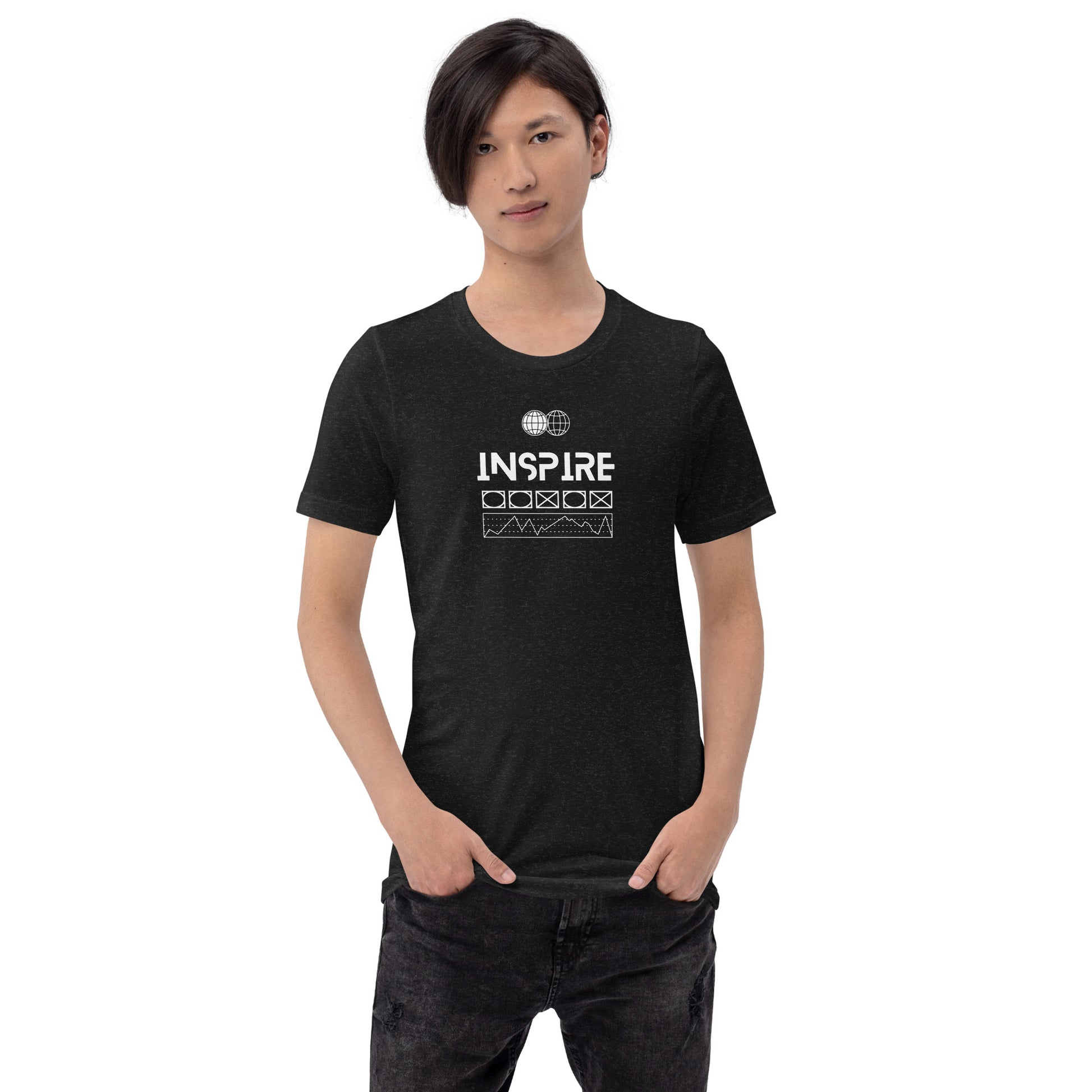 Inspireline T-Shirt - Left Placement product image 19 in Team Purple, size S, with front view and left placement.