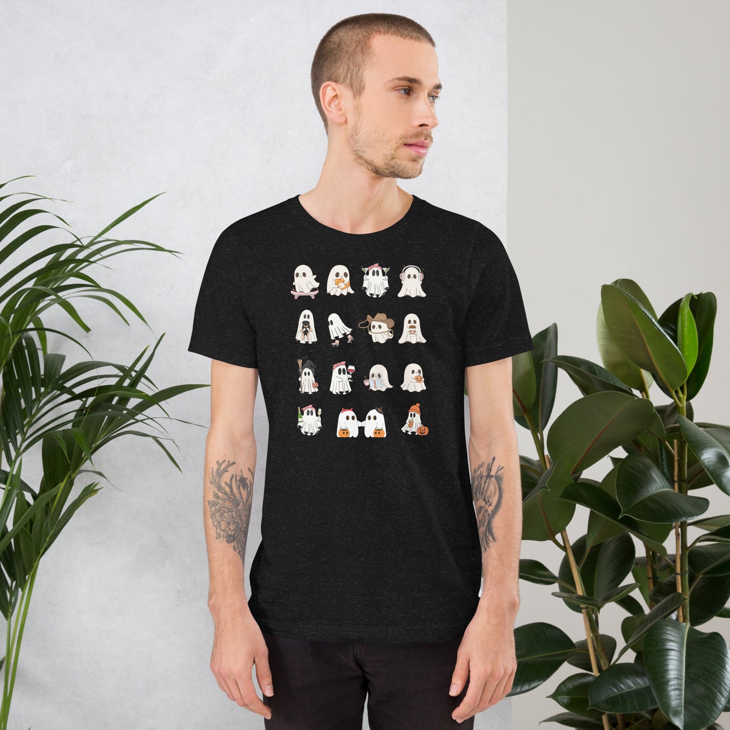 Spectral T-Shirt - Left Placement product image 9 in Navy, size L, with front view and left placement.