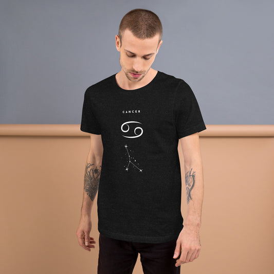 Moonhaven T-Shirt product image 1 in Black Heather, size S, with front view and design placement.