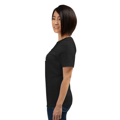 Image 29 of Navy Ever After T-Shirt - Left Placement, size XL, with Happily Ever After artwork visible in left-side angle.