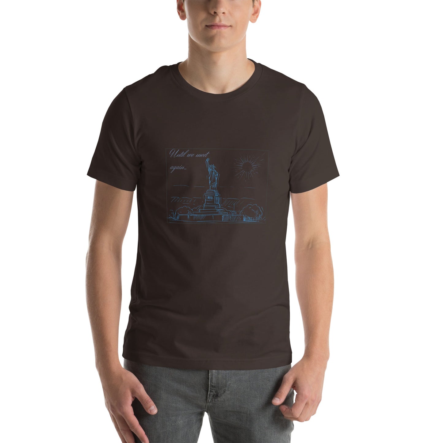 Farewell Bloom T-Shirt - Left Placement product image 6 in Black Heather, size 3XL, with front view and left placement.