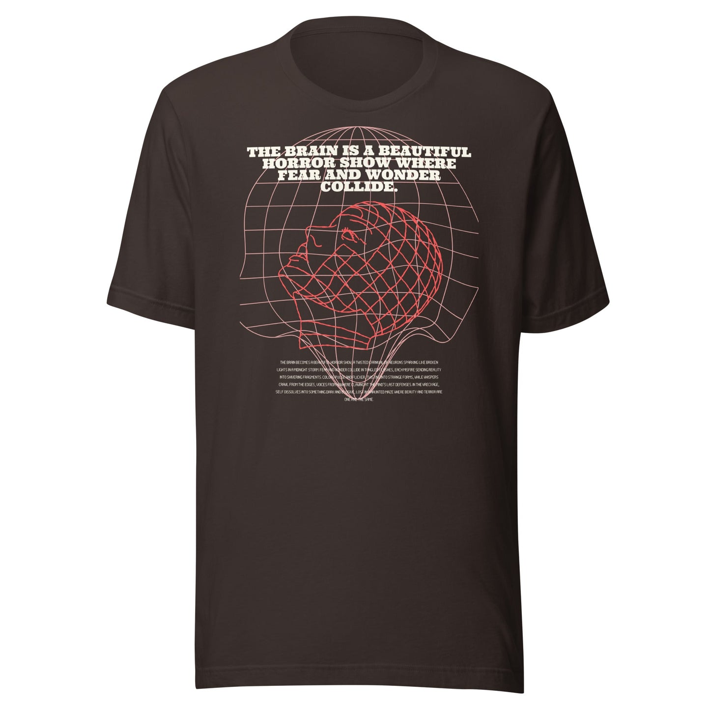 Fractured Process T-Shirt - Left Placement product image 5 in Black Heather, size 2XL, with front view and left placement.