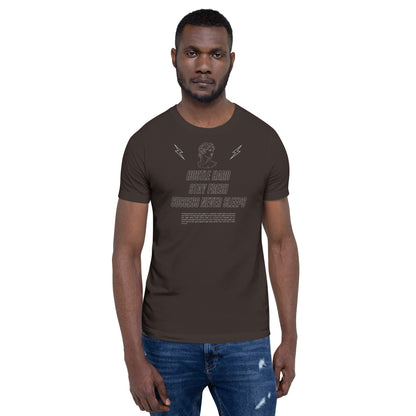 Workrate T-Shirt - Left Placement product image 5 in Black Heather, size 2XL, with front view and left placement.