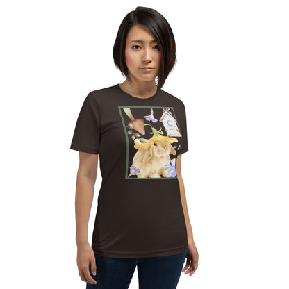 Meadow Club T-Shirt - Left Placement by R.A. Apparel, image 7, front view, Black, size S, left placement.
