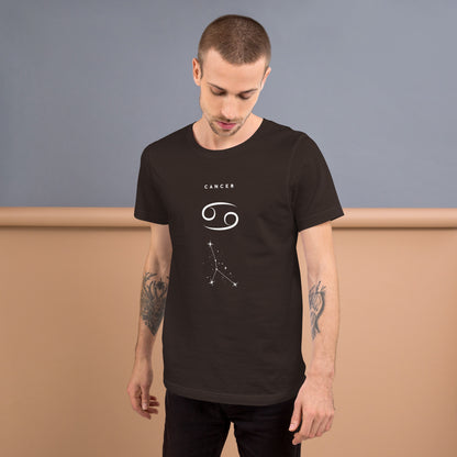 Image 33 of Heather Emerald Moonhaven T-Shirt, size L, with Cancer artwork visible in front view.