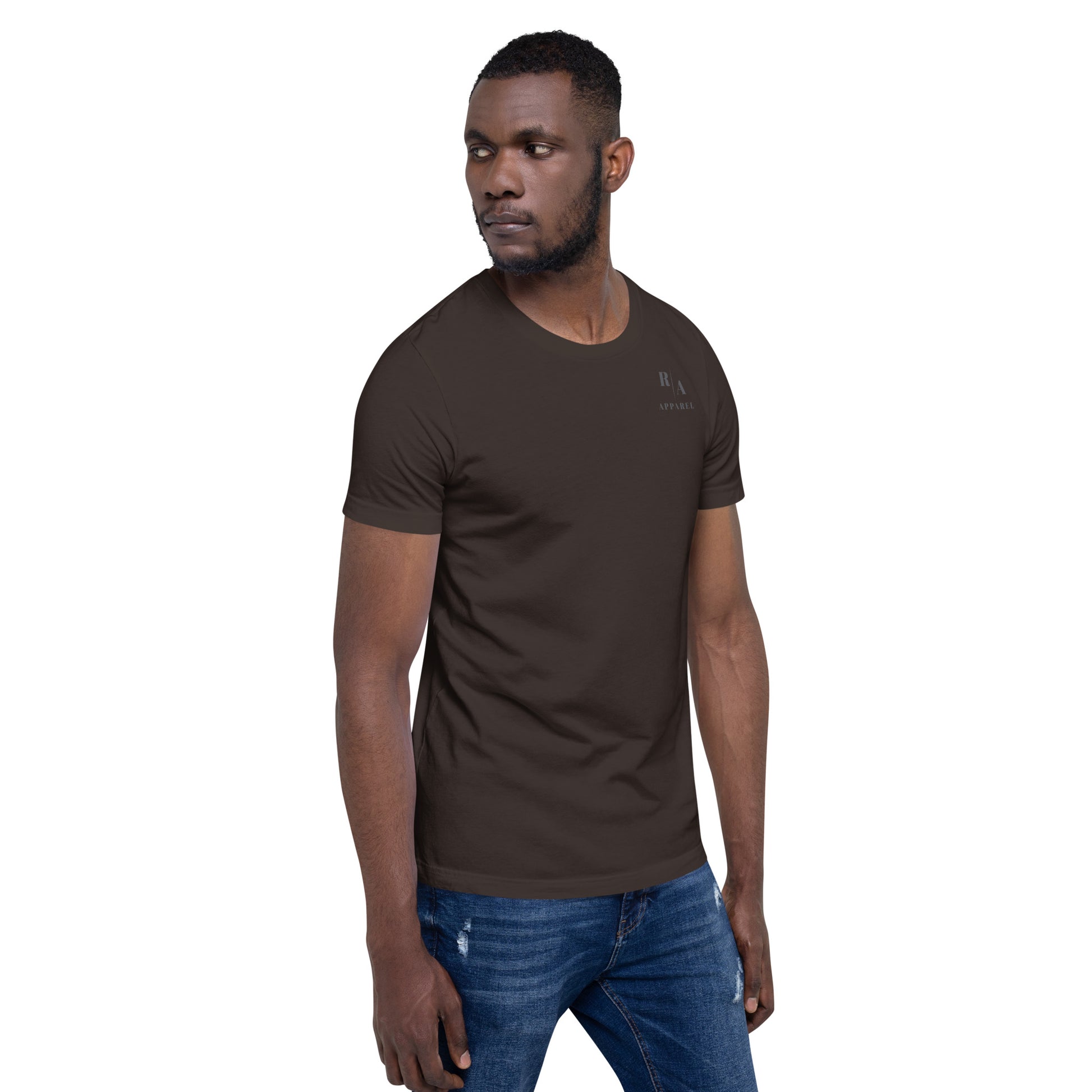 Saiko T-Shirt - Left Placement 34 image 6 in Black Heather, size 3XL, showing front view, right-side angle for the Saiko design.