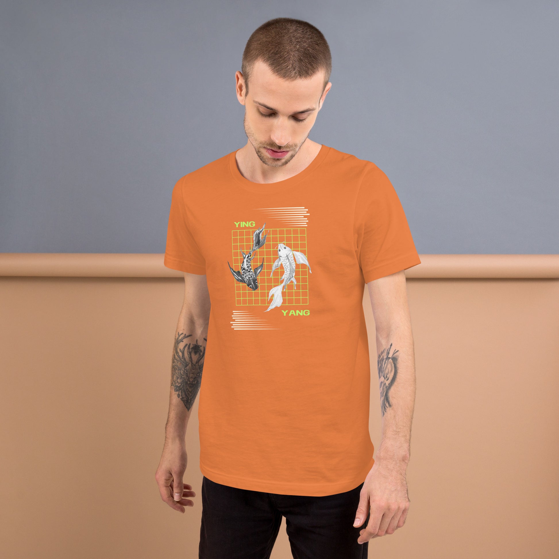 Image 53 of Leaf Equinoxe T-Shirt, size L, with Ying and Yang artwork visible in front view.