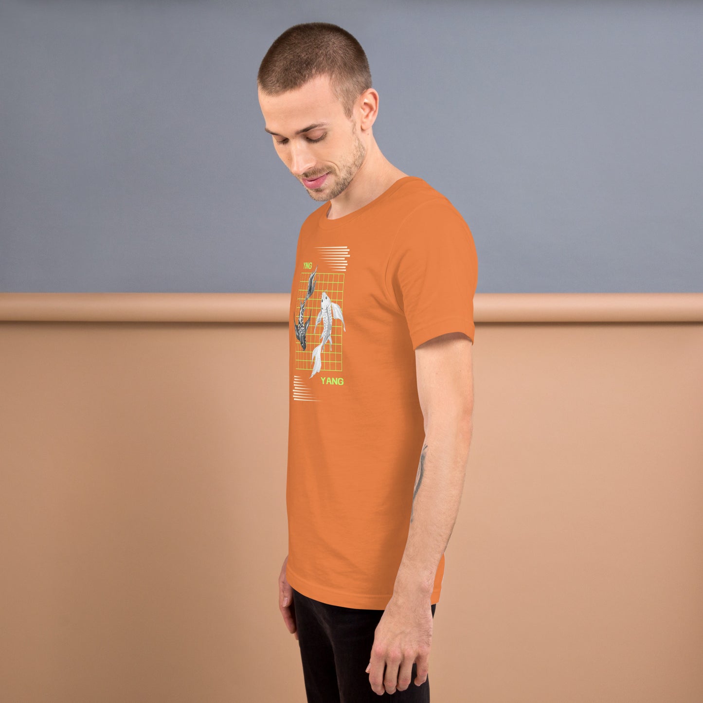 Image 55 of Leaf Equinoxe T-Shirt, size 2XL, with Ying and Yang artwork visible in left-side angle.
