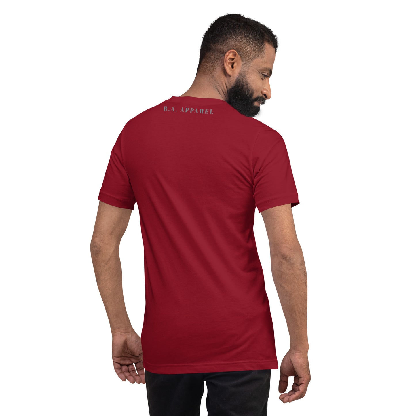 Forward Kind T-Shirt - Left Placement 78 product image 8 in Black, size S, with back view and left placement.