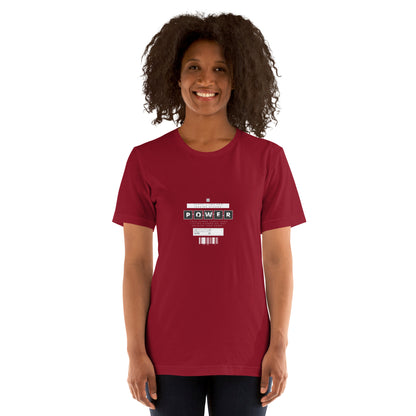 Impact Form T-Shirt - Left Placement image 5: Black Heather version, size 2XL with front view of the Shape Lives range.