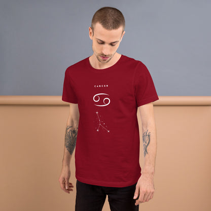 Moonhaven T-Shirt image 29: Navy version, size XL with front view of the Cancer range.