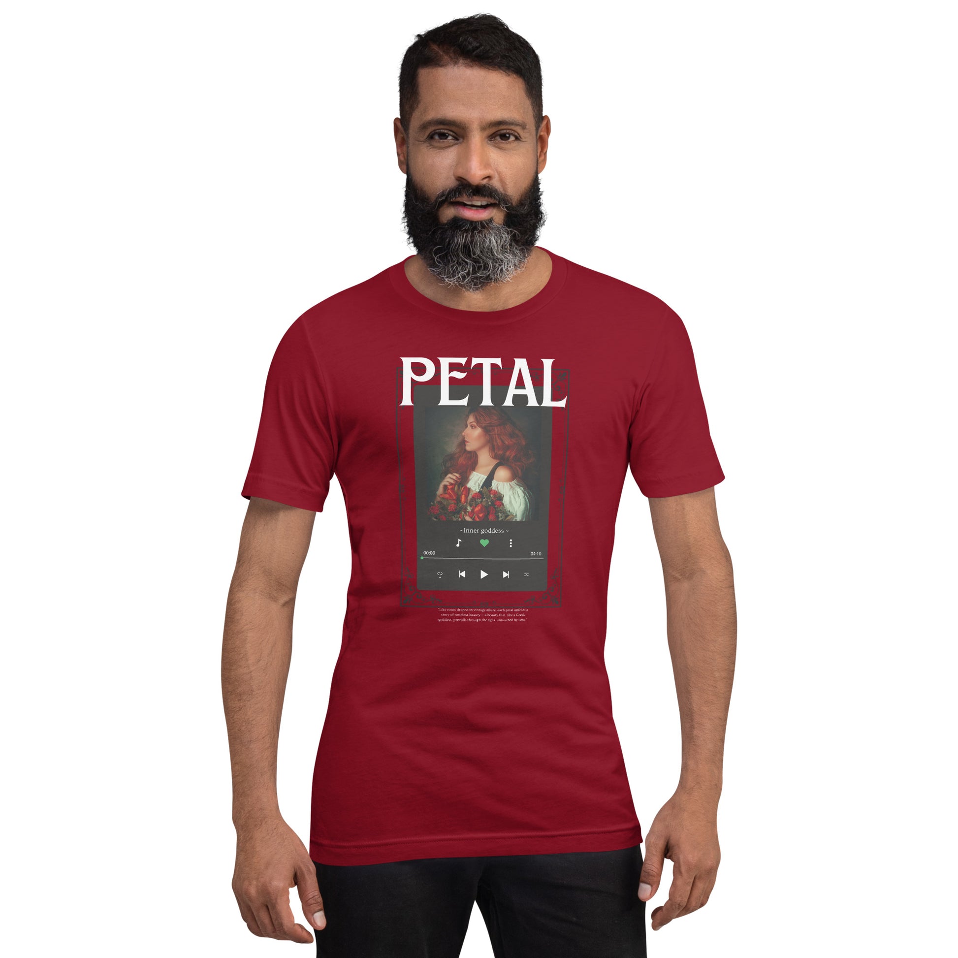 Petaline T-Shirt image 9: Team Purple version, size XL with front view of the Petal range.
