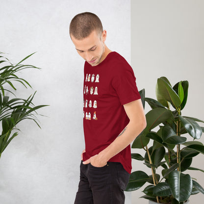 Spectral T-Shirt - Left Placement image 3: Black Heather version, size M with left-side angle of the Ghosts range.