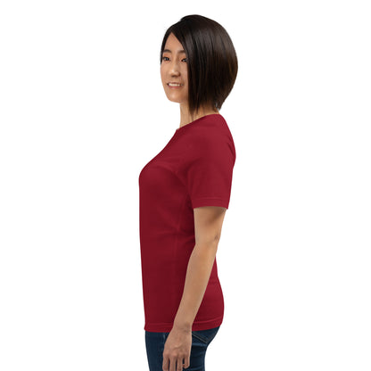 Image 41 of Heather Clay Twin Signal T-Shirt - Left Placement, size M, with Gemini artwork visible in left-side angle.