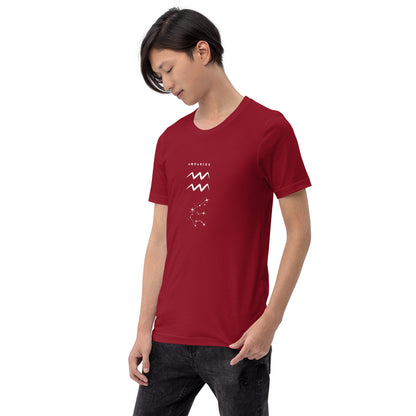 Waterbearer T-Shirt - Left Placement by R.A. Apparel, image 10, front view, left-side angle, Black, size XL, left placement.