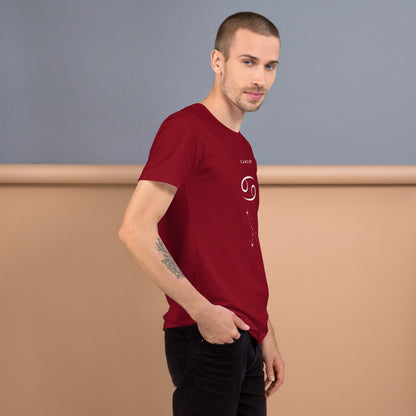 Moonhaven T-Shirt image 32: Heather Emerald version, size M with right-side angle of the Cancer range.