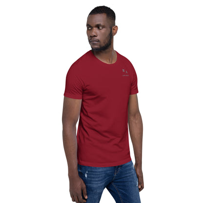 Image 8 of Black Saiko T-Shirt - Left Placement 34, size S, with Saiko artwork visible in front view, right-side angle.