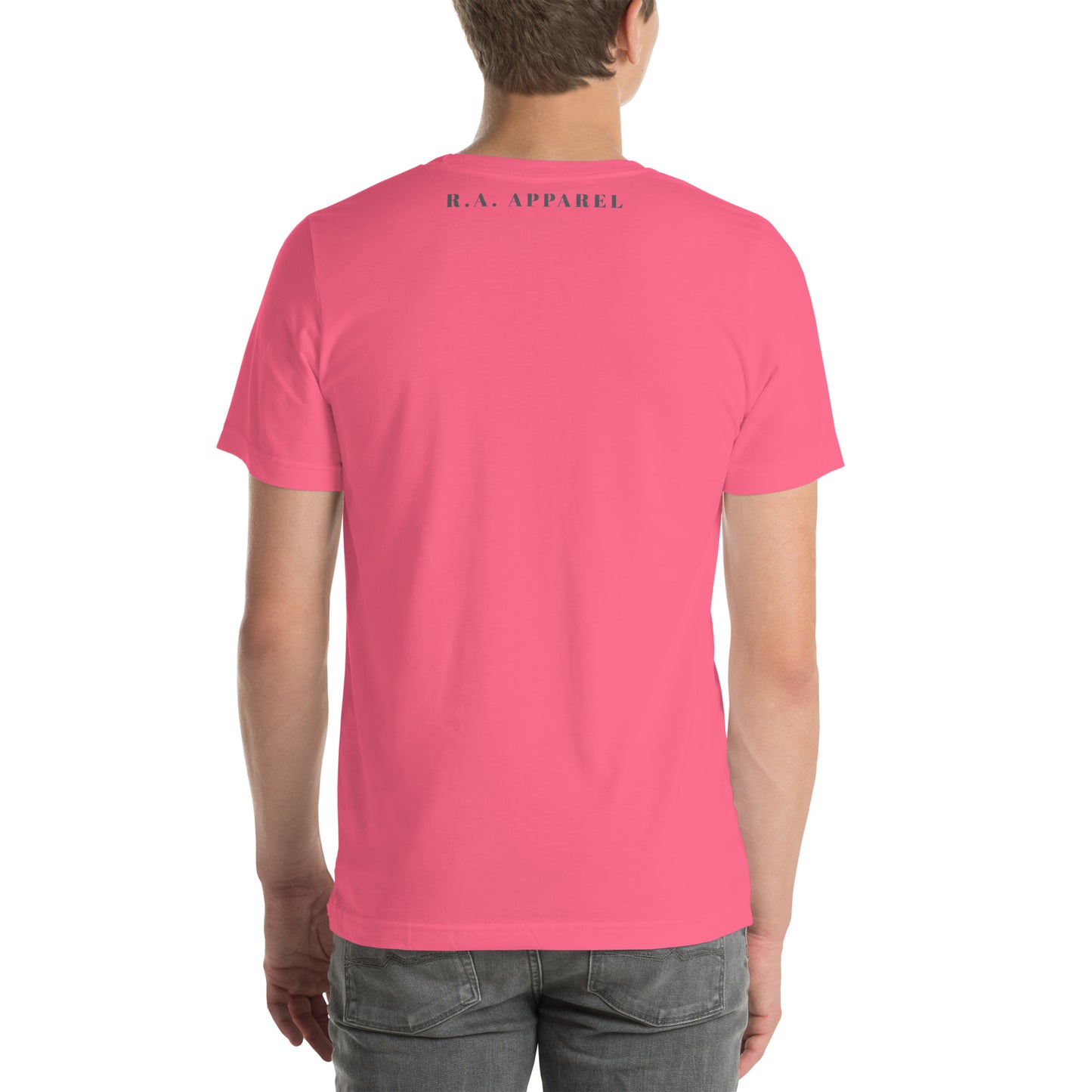 Solara T-Shirt product image 77 in Teal, size M, with back view and design placement.