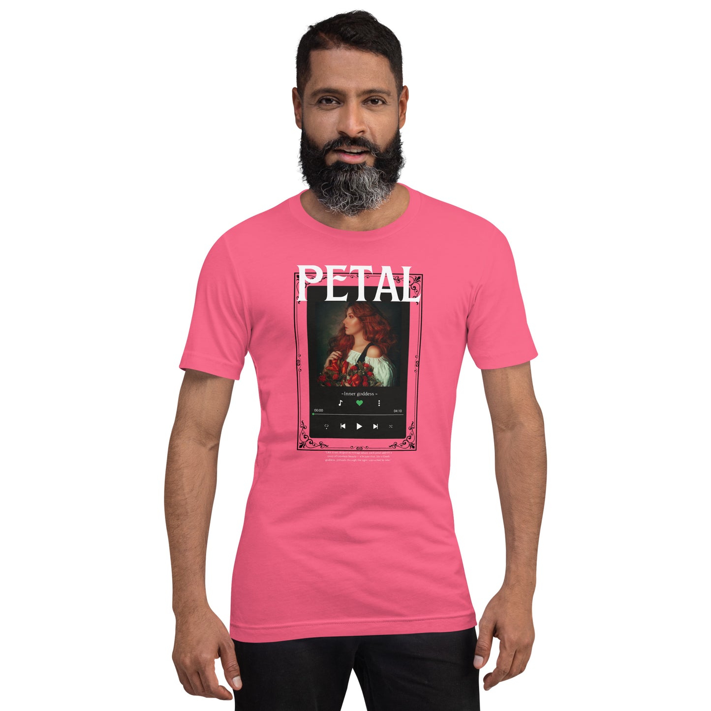 Petaline T-Shirt image 61: Heather Deep Teal version, size S with front view of the Petal range.