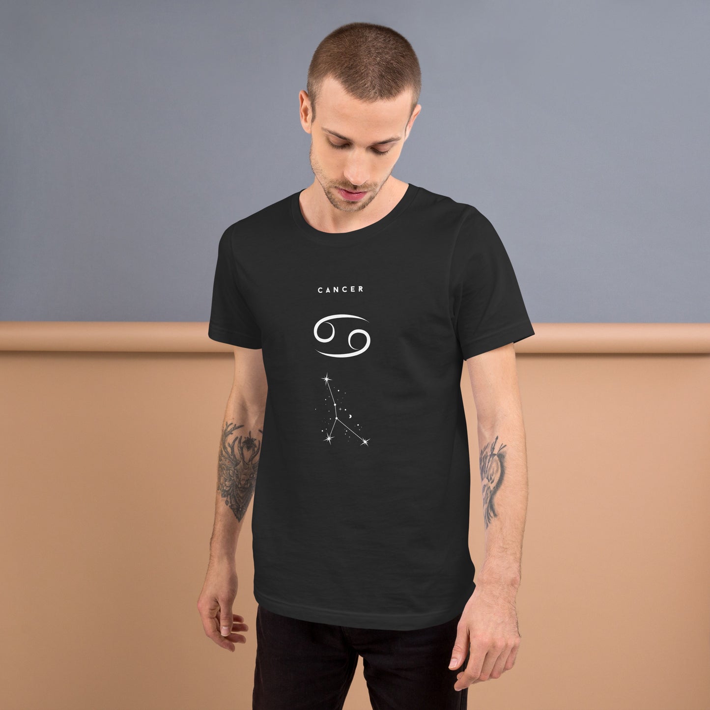 Image 37 of Cardinal Moonhaven T-Shirt, size M, with Cancer artwork visible in front view.