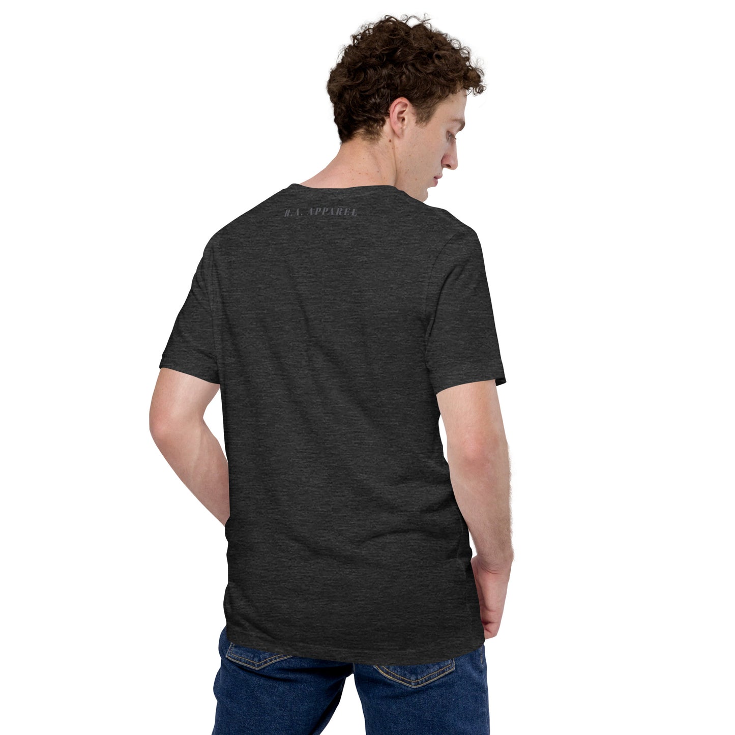 Summitline T-Shirt - Left Placement product image 19 in Oxblood Black, size 2XL, with back view and left placement.
