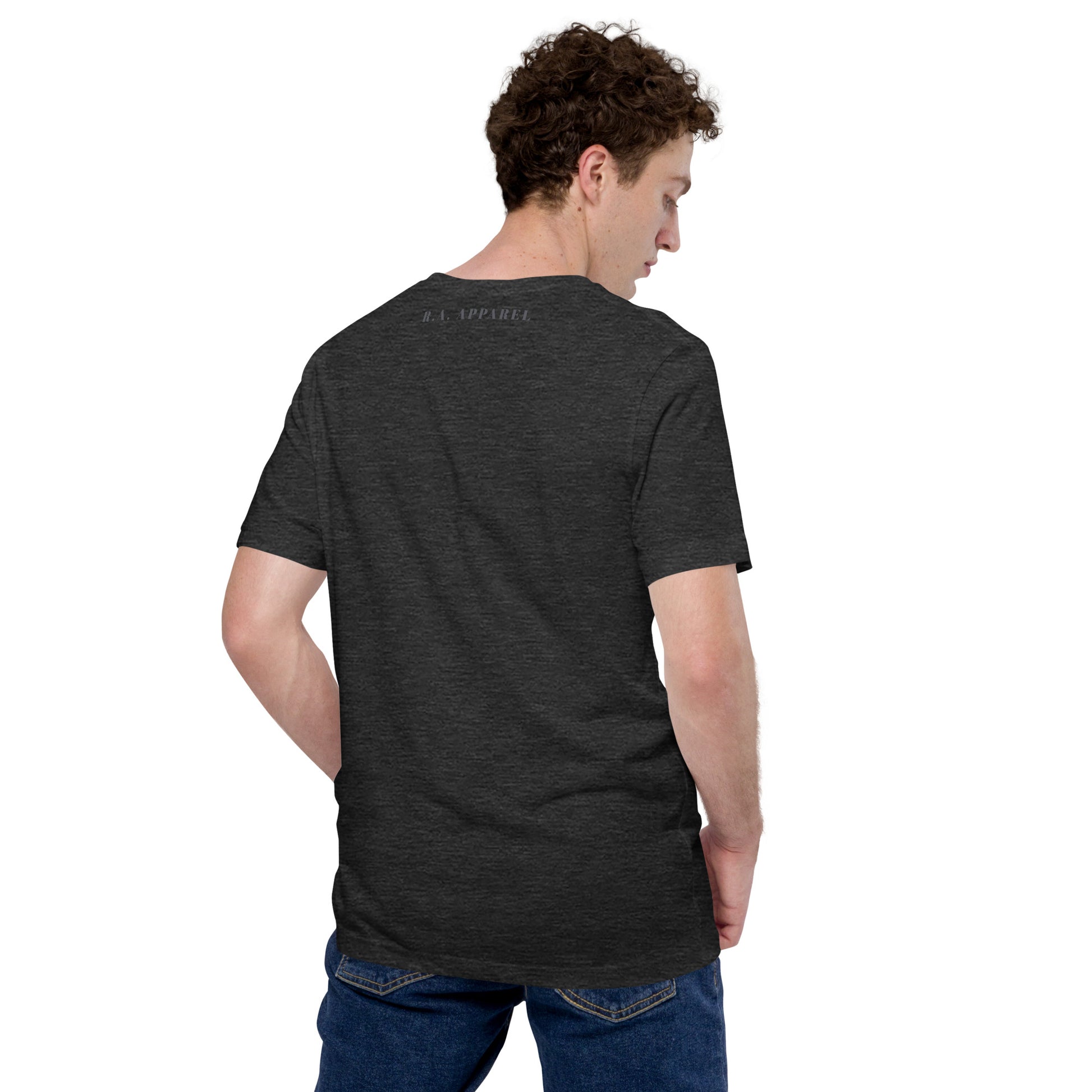 Summitline T-Shirt - Left Placement product image 19 in Oxblood Black, size 2XL, with back view and left placement.