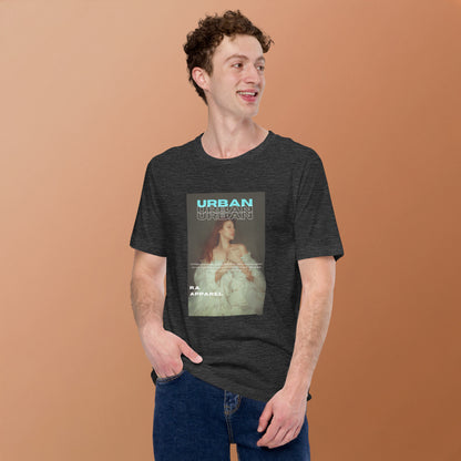 Urban T-Shirt - Left Placement product image 20 in Oxblood Black, size 3XL, with front view and left placement.