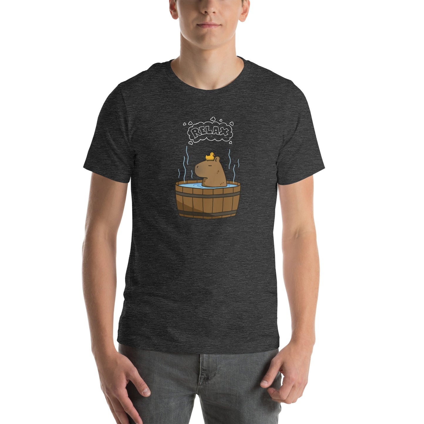 Slow Hour T-Shirt - Left Placement by R.A. Apparel, image 12, front view, Black, size 2XL, left placement.
