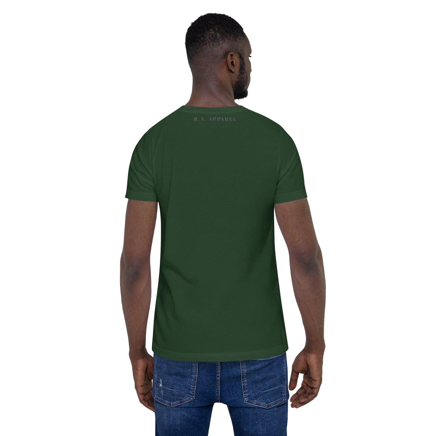 Image 18 of Oxblood Black Workrate T-Shirt - Left Placement, size XL, with Hustle Hard artwork visible in back view.