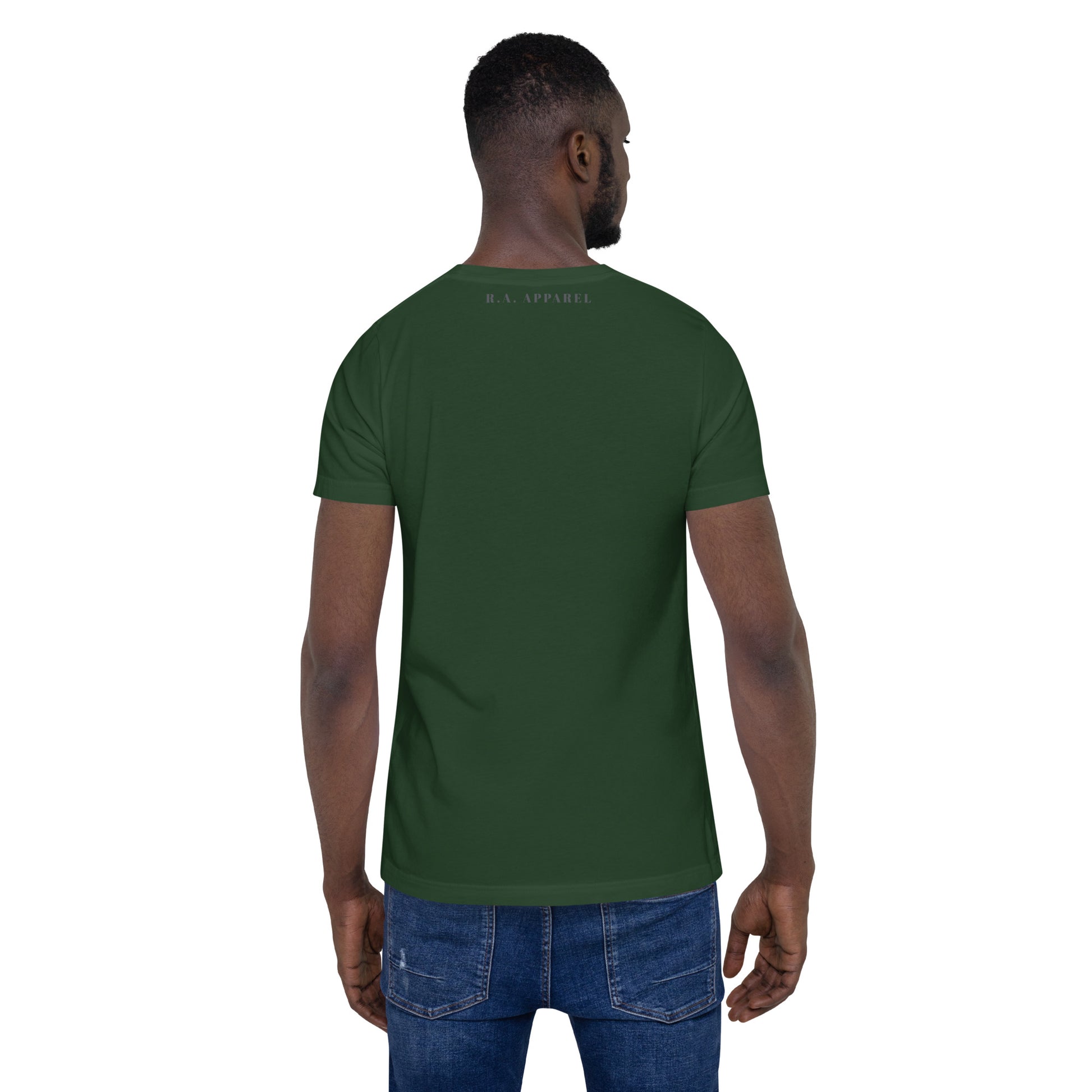 Image 18 of Oxblood Black Workrate T-Shirt - Left Placement, size XL, with Hustle Hard artwork visible in back view.