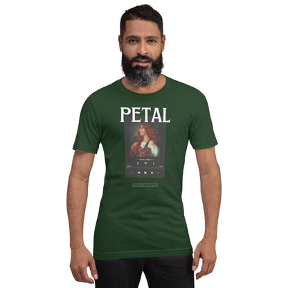 Petaline T-Shirt image 21 in Red, size S, showing front view for the Petal design.