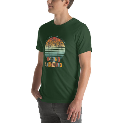 Solara T-Shirt by R.A. Apparel, image 40, front view, left-side angle, True Royal, size 2XL, design placement.