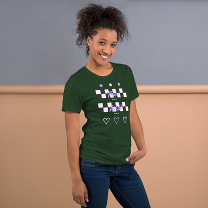 Image 17 of Oxblood Black Freeborne T-Shirt - Left Placement, size M, with Free Spirits artwork visible in right-side angle.