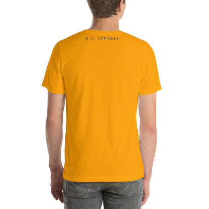 Image 86 of Turquoise Solara T-Shirt, size S, with Be the Sunshine artwork visible in back view.