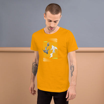 Equinoxe T-Shirt image 57 in Charity Pink, size M, showing front view for the Ying and Yang design.