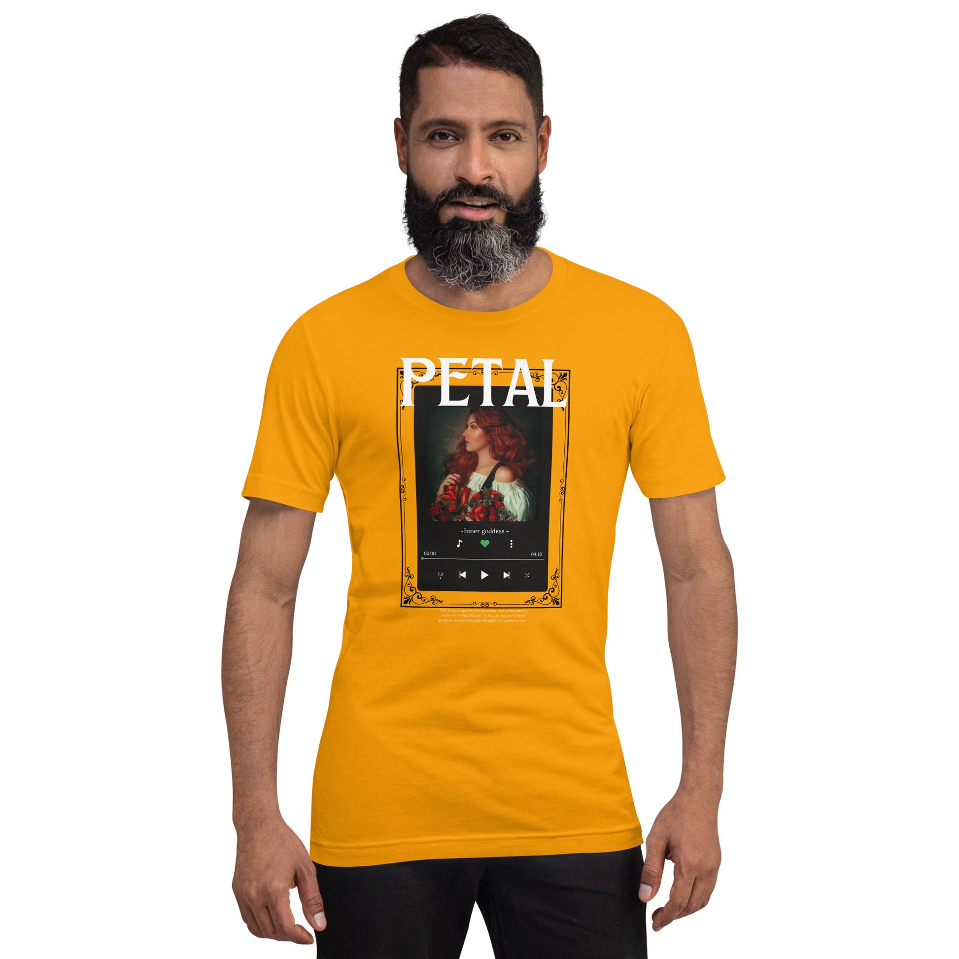 Petaline T-Shirt image 69 in Aqua, size XL, showing front view for the Petal design.