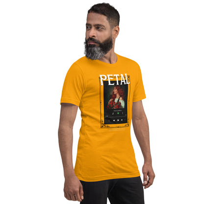 Petaline T-Shirt image 72: Heather Autumn version, size M with front view, right-side angle of the Petal range.