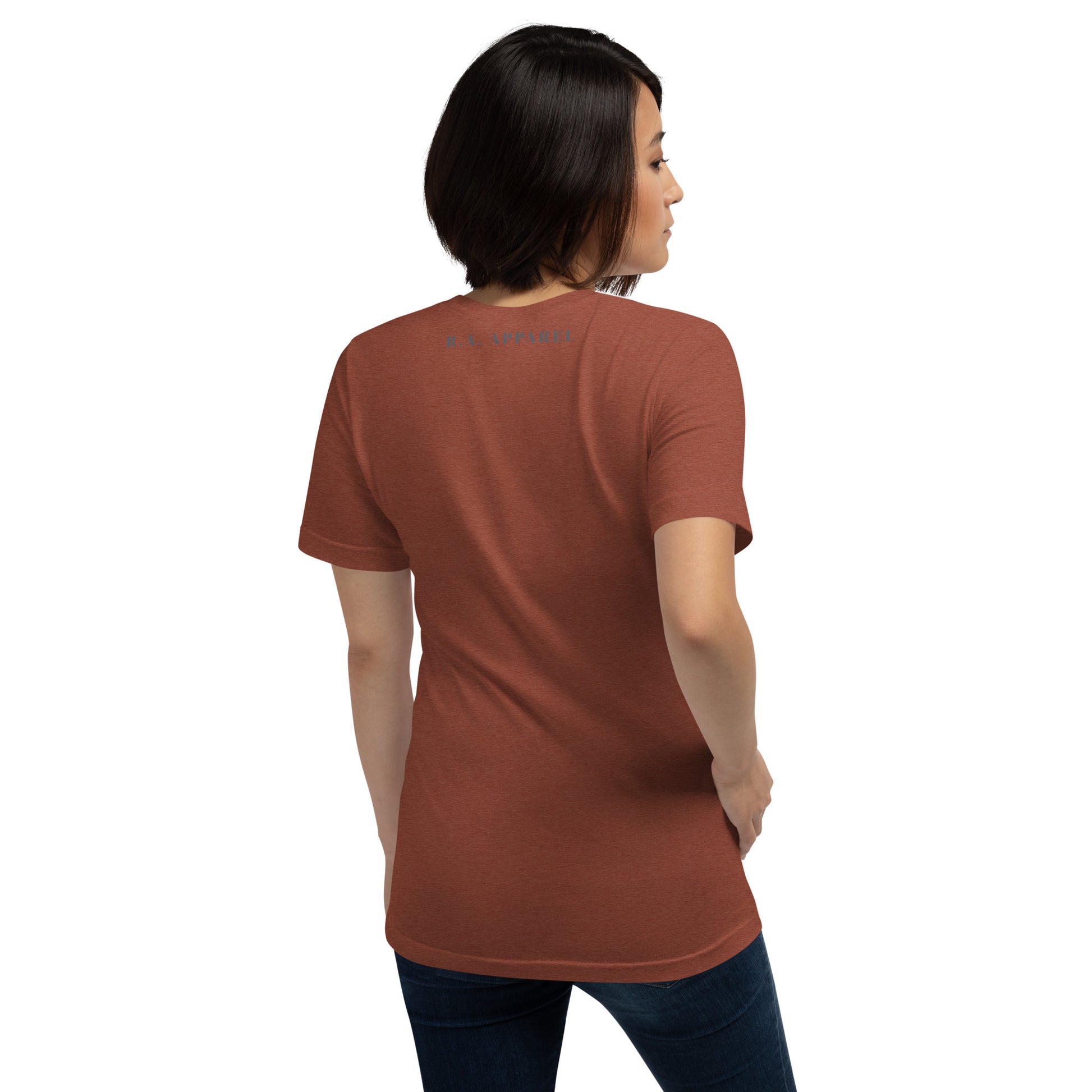 Image 54 of Heather Kelly Twin Signal T-Shirt - Left Placement, size L, with Gemini artwork visible in back view.