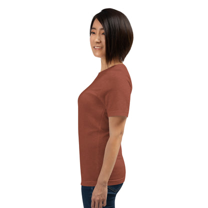 Twin Signal T-Shirt - Left Placement by R.A. Apparel, image 53, left-side angle, Heather Kelly, size M, left placement.