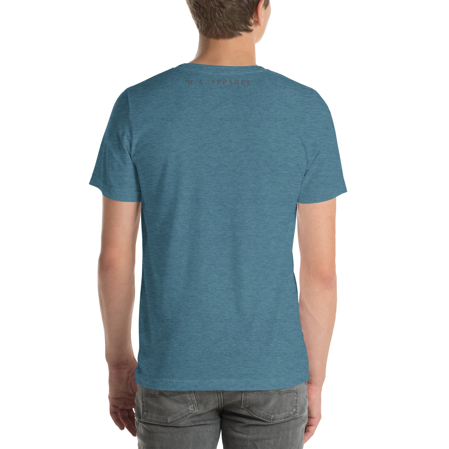 After Five T-Shirt - Left Placement image 16 in Military Green, size 3XL, showing back view for the 5 O'Clock design.