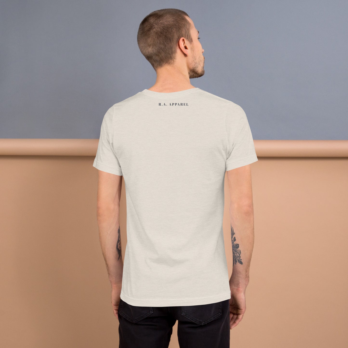 Fortitude T-Shirt - Left Placement 75 image 30 in Soft Cream, size 2XL, showing back view for the Soldier On design.