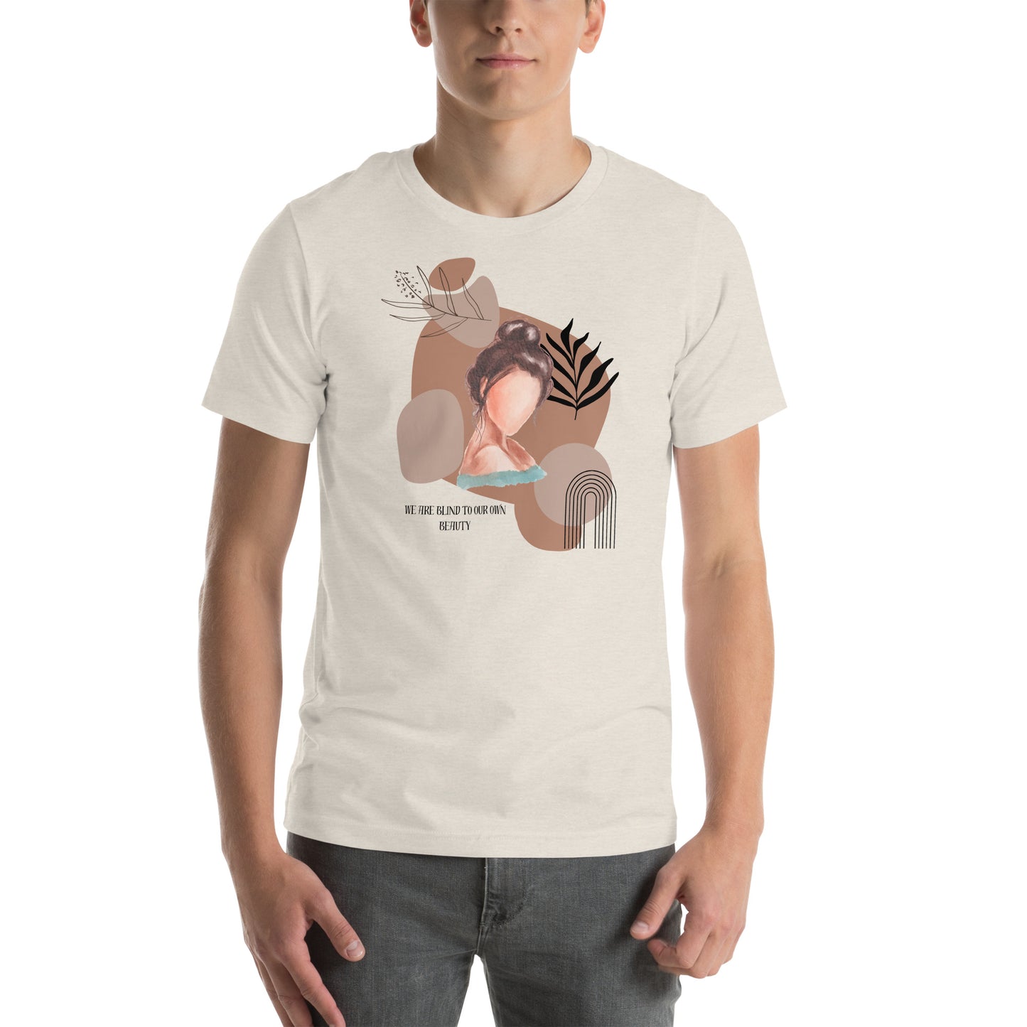 Blind Signal T-Shirt - Left Placement 40 product image 25 in Light Blue, size XL, with front view and left placement.
