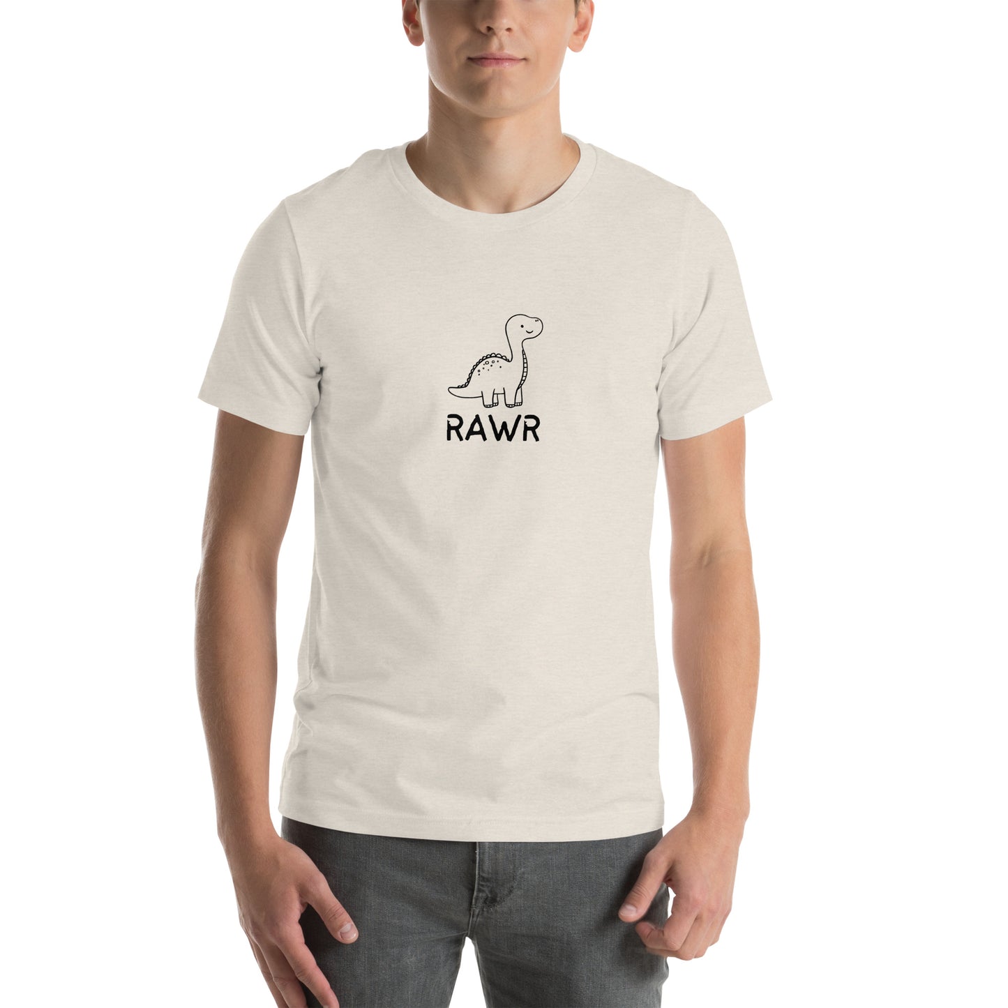 Wild Call T-Shirt - Left Placement by R.A. Apparel, image 25, front view, Light Blue, size XL, left placement.