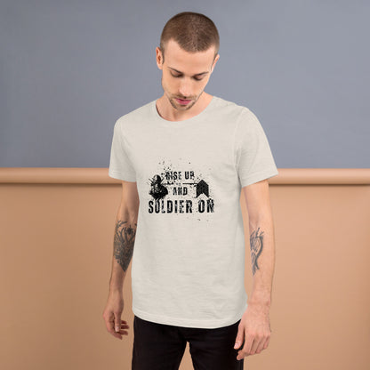 Fortitude T-Shirt - Left Placement 75 image 29 in Soft Cream, size XL, showing front view for the Soldier On design.