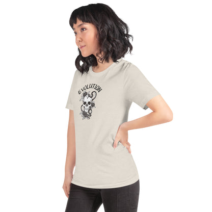 Evolution T-Shirt - Left Placement image 45: selected colour version with front view, left-side angle of the Evolution range.