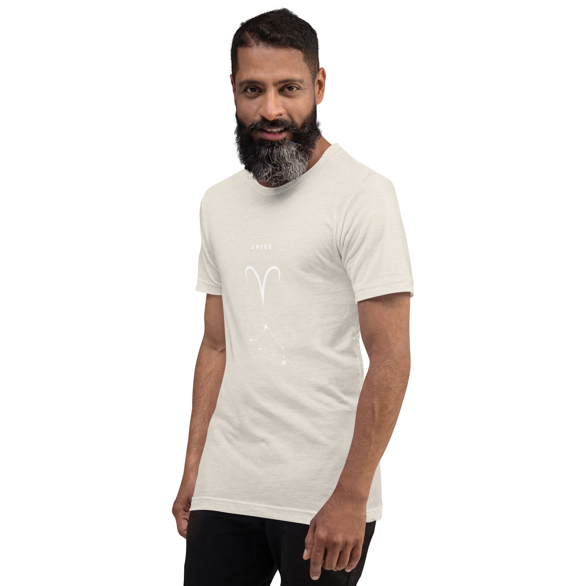 Marsborne T-Shirt - Left Placement image 67 in Teal, size XL, showing front view, left-side angle for the Aries design.