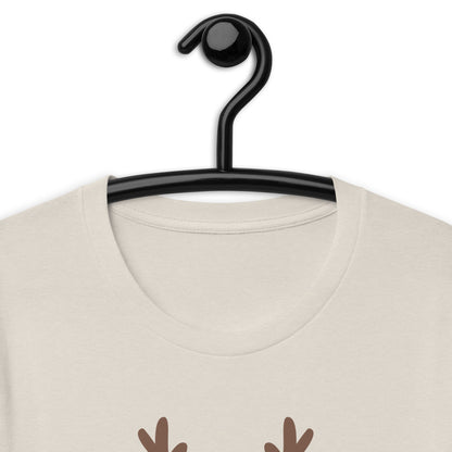 Image 37 of Soft Cream Northern Run T-Shirt - Left Placement, size XL, with Reindeer artwork visible in product view.