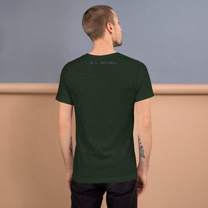 Moonhaven T-Shirt image 26: Navy version, size S with back view of the Cancer range.