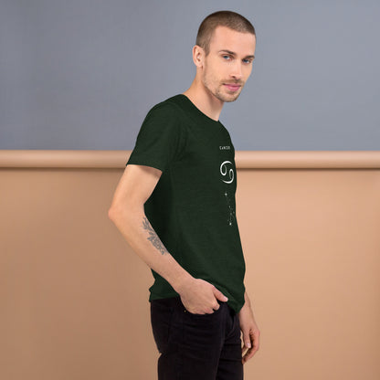 Moonhaven T-Shirt image 28: Navy version, size L with right-side angle of the Cancer range.