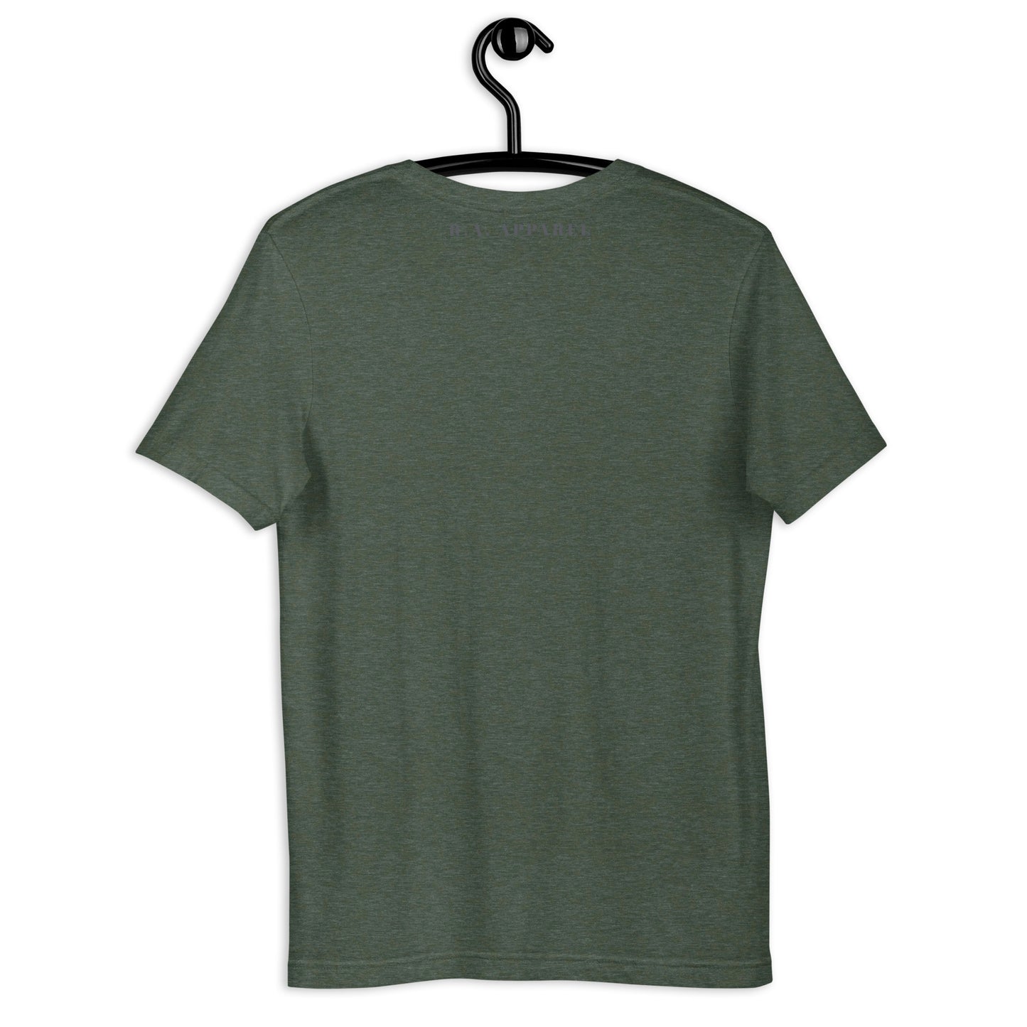 Astral Circle T-Shirt - Left Placement by R.A. Apparel, image 22, back view, Navy, size S, left placement.